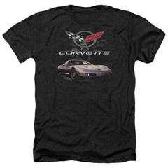 CHEVROLET CHECKERED PAST Licensed Adult Men’s Heather Tee Shirt SM-3XL