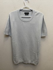 NEW Porter & Ash Men’s Large Gray Fine Cotton Refined Structure T-Shirt NWT