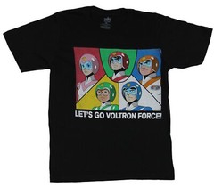 Voltron Adult New T-Shirt – Let’s Go Voltron Force! 5 Part Getting battle Ready