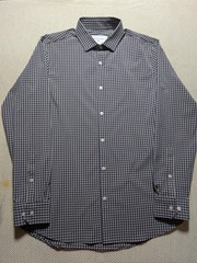 Mizzen+Main Business Casual Button Up Shirt Mens Large Trim Fit Leeward Stretch