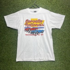 Vintage Corvette Shirt Mens Large 1992 Single Stitch Cars Chevy 1956 USA Made