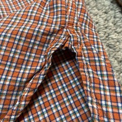 Vintage Ralph Lauren Sport Polo Men’s Button Down Shirt Orange Medium Gussets