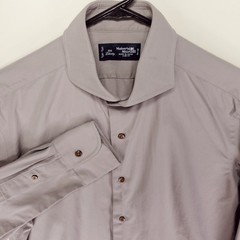 Kamakura Makers Shirt 225 Liberty Button Up Mens 15.5 35.5 Gray Slim Fit Japan