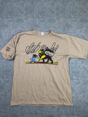 Crazy Shirts Shirt Mens L Beige Bob Marley Lion Graphic Tee Kona Coffee Dyed
