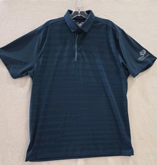 Under Armour Golf Polo Shirt Sz XL LooseFit HeatGear Blue Kona Country Club Logo