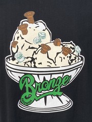BBC Icecream X Bronze 56K Mens T-Shirt Black Size XL 56,000 Flavors Graphic Tee