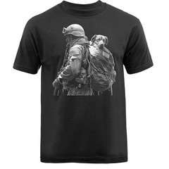 US Army Soldier Dog Military K9 Patriotic Veteran T-shirt
