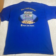 Vintage Florida Lottery Distressed T Shirt Sz XL Promo Flamingo 90s Cash Bonanza