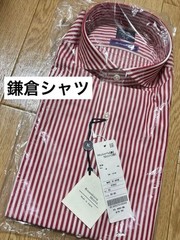New Kamakura Shirts Stripe Long Sleeve Shirt 40 90 Japan