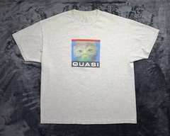 Quasi Skateboards Doll Face Graphic T-Shirt Mens 2XL Heather Ash Grey Streetwear