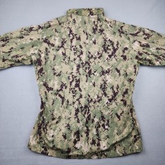 U.S Navy Blouse Large Long Working Uniform Type III NWU Seals Military Camo Top