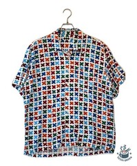 GOODENOUGH × FINESSE Rayon open-collar shirt Size: M Multicolor Men