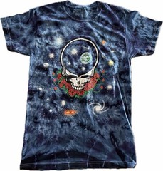 Grateful Dead Space Your Face T Shirt Men’s Small Tie Dye Double Sided Graphic