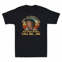 Well My Name is Jim But Most People Call Me Jim Comedy Retro Men’s T-shirt