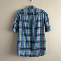 Polo Ralph Lauren Madras Plaid Short Sleeve Button Down Shirt Prep Size XL