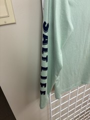 Green Salt Life long sleeve T-shirt size small long sleeve. 88/12 poly/spandex.