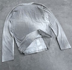 Rare Runway 2005 JOHN GALLIANO Handcrafted Gazette Man Long Sleeve Shirt Size M