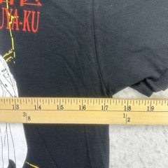 TOKYO REVENGERS Shirt Mens Small S Black Crunchyroll Short Sleeve NWT