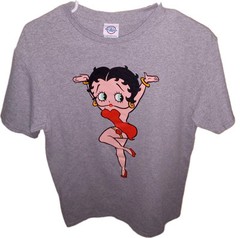 Men’s Betty Boop Graphic T-Shirt – 90% Preshrunk Cotton / 10% Poly Unisex Medium