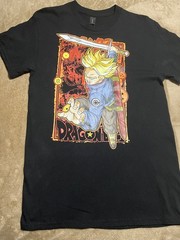 Brand New Custom made Dragon ball Z t shirt black size small