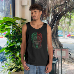 Ancient Eclipse Warrior Aztec Inspired Graphic T-Shirt