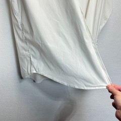 Theory Button Up Dress Shirt Mens L White Long Sleeve Minimalist Professional