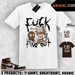 Shirt Matching AJ 1 High Love Letter Match Sneaker Tee FAFO Rick Morty T-Shirt