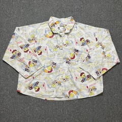 Vintage Y2K 2000 Looney Tunes Tweety Bird All Over Print Button Up Shirt