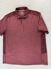 Tommy Bahama Island Zone UPF 30 S/S Polo Shirt (Men’s XL) Maroon
