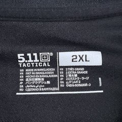5.11 Tactical Polo Shirt Mens 2XL XXL Black Performance Utility Short Sleeve