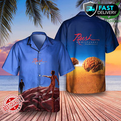 Rush Rock Band Hemispheres Hawaiian Shirt, Casual Shirt For Men