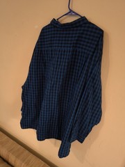 5XL Men’s Winter Long Sleeve Dress Casual Button Up Shirt with Pocket Warm Tops