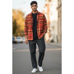 COLUMBIA Plaid Flannel Shirt Men’s Long Sleeve SOFT 100% COTTON Size: XL