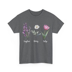 Subtle Floral Anti Trump Shirt Flowers Foxglove Daisy Tulip T-Shirt