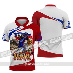 Unisex Shirt – Custom Haiti World Cup 2026 Polo T-Shirt BS2135