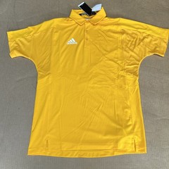 Adidas Primegreen Coord Polo GM2635 Gold Men’s Size Large NWT