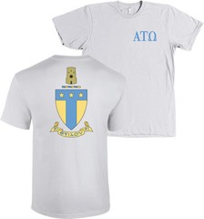 Alpha Tau Omega Fraternity Bella + Canvas Shirt ATO Coat of Arms – NEW