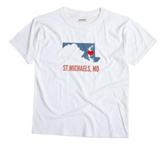 St.Michaels Maryland MD T-Shirt HEART
