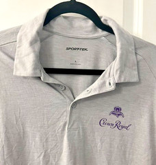 Crown Royal Whisky Sport-Tek Men’s Promotional Polo Shirt – Large