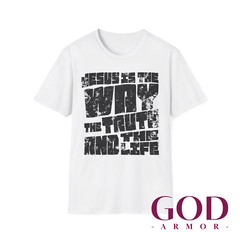 Jesus The Way OD Unisex T Shirt Christian Religious Bible Faith Christ Gift Tee