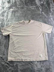 Alo Yoga The Alosoft Tee Men’s T-Shirt L Beige Moisture-wicking Fabric