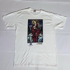 Fruit Of Loom, Heavy Cotton, JESUS AOP, White, Male/Female, Large