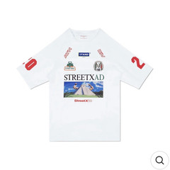 StreetXAD 24 Hours in Tijuana Rash Guard Graphic White Cotton Men’s T-Shirt L