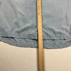Tommy Bahama Silk Camp Shirt Golf Tiki Drink XL Embroidered Blue Beach Top FADED