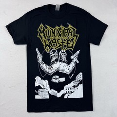 Municipal Waste T-Shirt Size SMALL Thrash Metal Hardcore Fatal Feast Punk Rock