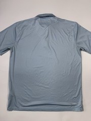 AriatTEK Polo Shirt Men Medium Blue Performance Stretch Golf Western