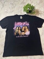 LITTLE MIX Black Glory Days Tour 2017 Band Tee T-Shirt Graphic, UK XL