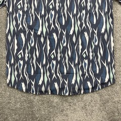 Salt Life Shirt Mens Medium Blue Fish Print SLX Performance Button Up