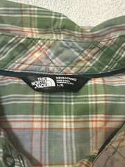 THE NORTH FACE Men’s Size L Short Sleeve Button Shirt Multicolor Plaid Snap