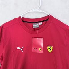 Puma Ferrari T Shirt Mens S Red Logo Scuderia Super Car